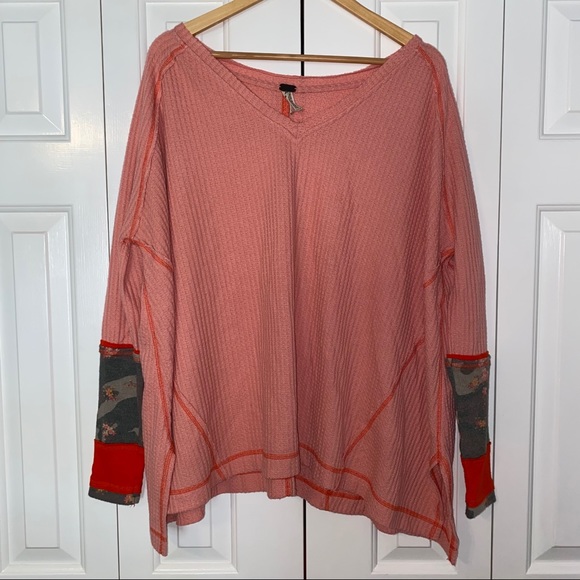 Free People Thermal Shirt - Picture 1 of 3